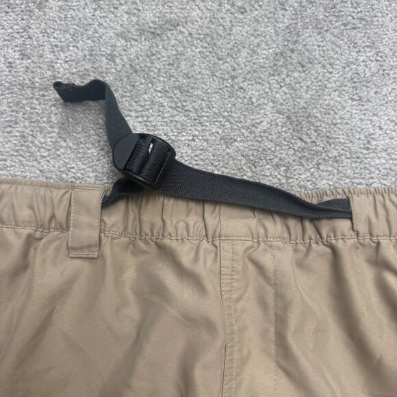 The North Face Class V Belted Cargo Shorts Mens Large Khaki Brown Outdoor Hike - Picture 3 of 16